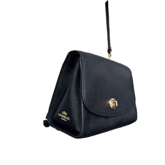 EUC COACH 76618 TILLY LEATHER GOLD CROSSBODY BAG - Picture 2 of 13